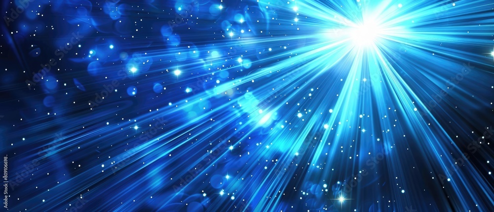 abstract blue background with neon rays flashes of light faces lines cosmic abstract background of the substrate abstract blue background with neon rays flashes of light faces lines cosmic abstract background of the substrate
