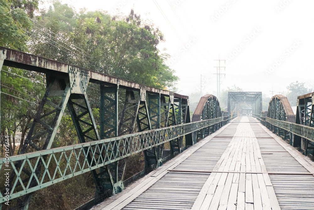 Black Bridge with old railway.
