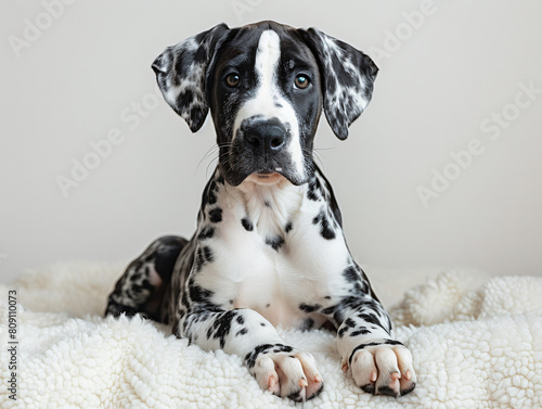 dog, puppy, animal, pet, cute, Great Dane, small, portrait, brown, breed, young, adorable, black, little, isolated, white, canine, pets, studio, mammal, animals, purebred, fur, hair, pointer, german, 