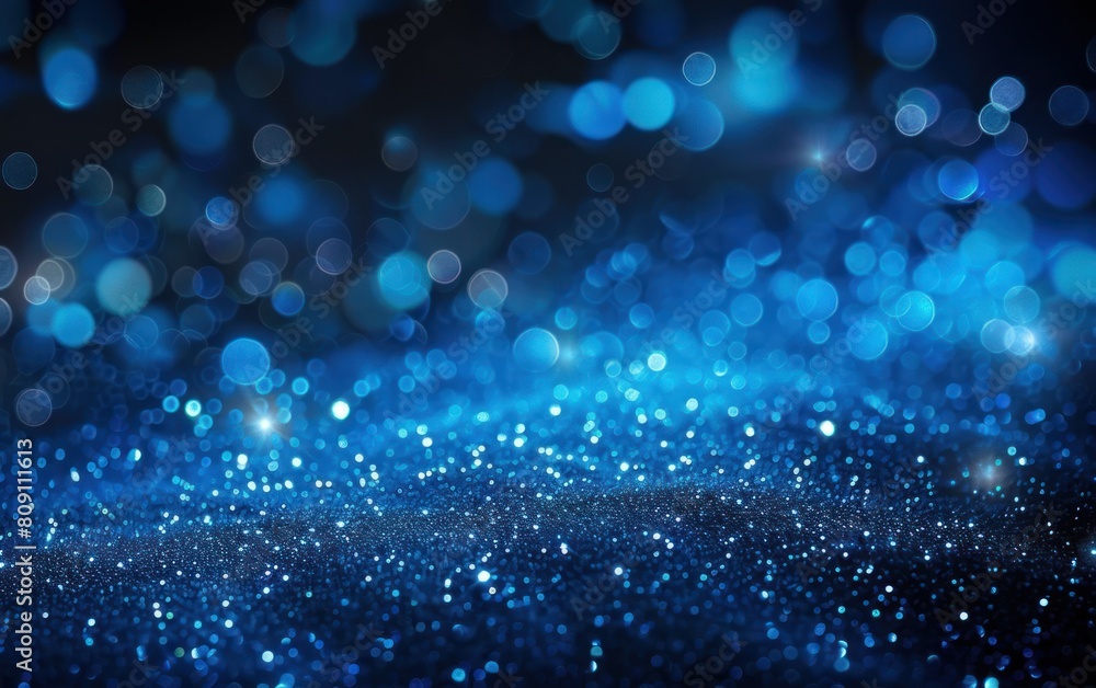 Abstract Blue Bokeh Lights Background Abstract Blue Bokeh Lights Background
