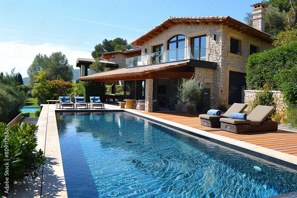 Luxury living: Stunning house with a private pool