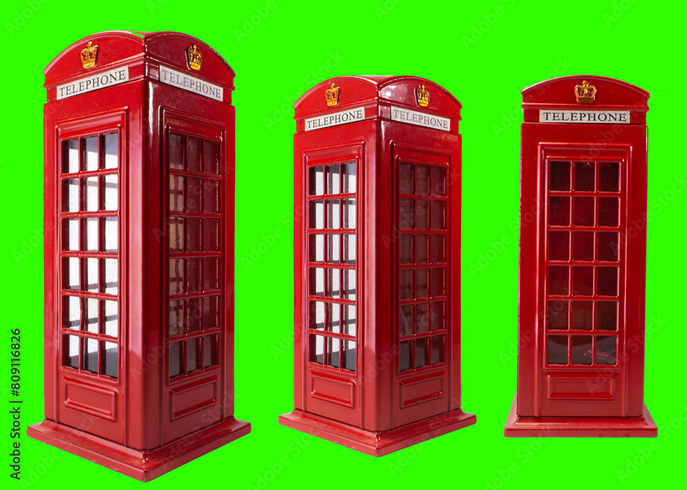 british red telephone box at green screen british red telephone box at green screen