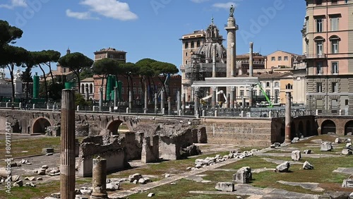 Trajan's Forum in Rome  photo