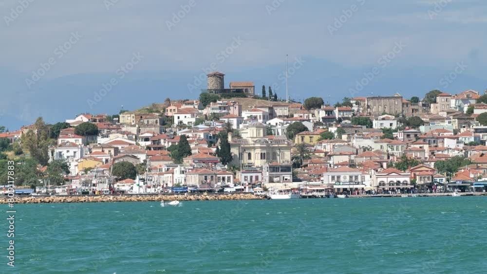 balikesir ayvalik cunda island iconic view coast sea and old mill new museum at the top balikesir ayvalik cunda island iconic view coast sea and old mill new museum at the top