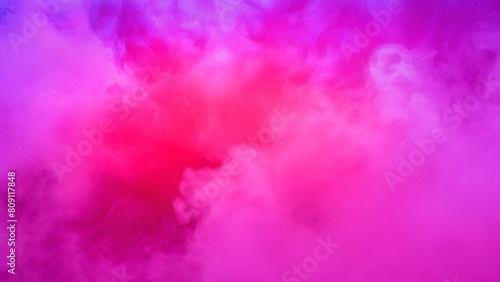 Neon red Purple and pink color smoke background.. photo