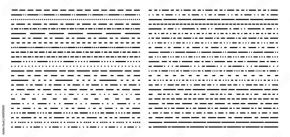 Set of modern line stripe underline design Set of modern line stripe underline design