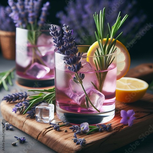 still life with lavender beauty photo