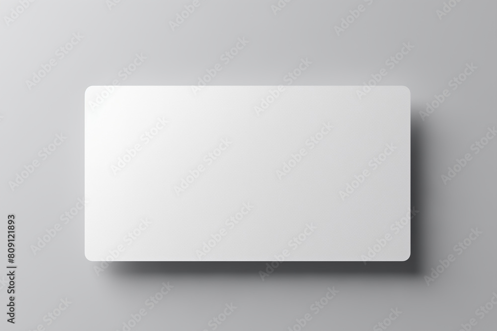 3D rendered horizontal Business visiting card mock-up with front and back. Invite, tag, empty mockup for Presentation on isolated Light Grey background 3D rendered horizontal Business visiting card mock-up with front and back. Invite, tag, empty mockup for Presentation on isolated Light Grey background