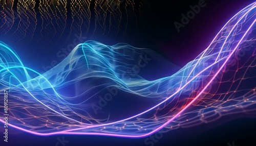 New abstract gradient Mixt wave background for design as banner, ads, and presentation concept
