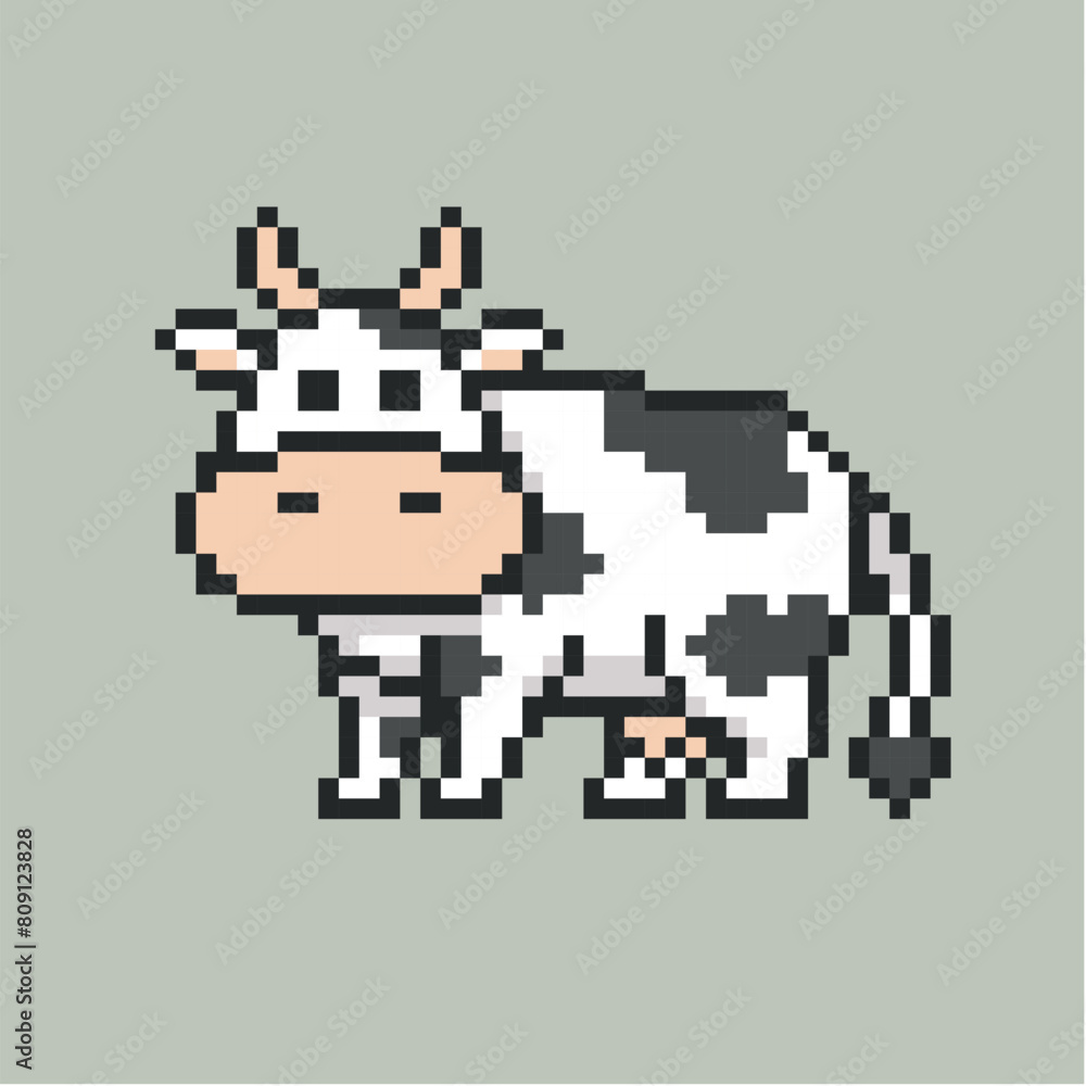 Cute Dairy Cows pixel art Cute Dairy Cows pixel art