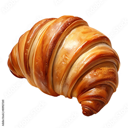  A croissant is a buttery ,flaky viennoiserie pastry that is made from a yeast-based dough