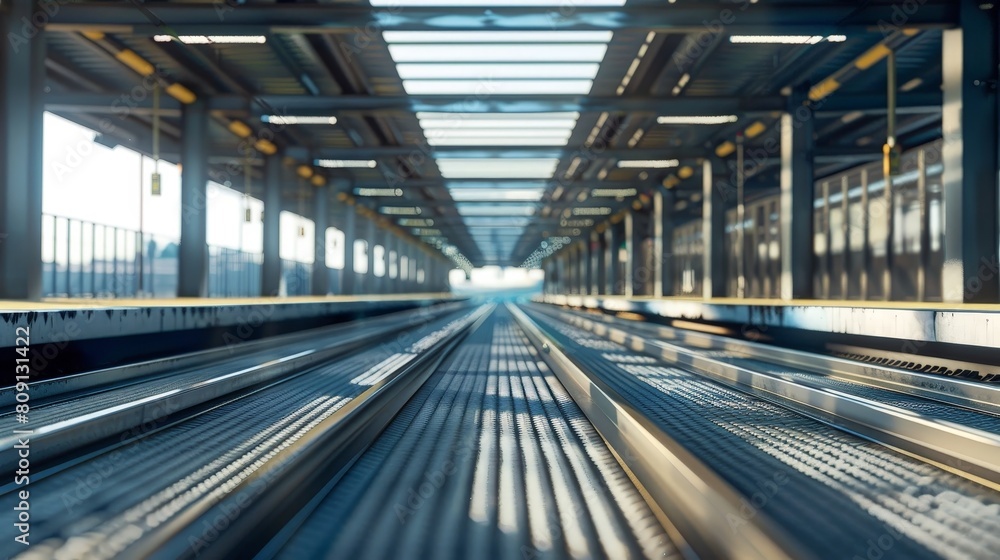 A subway station 