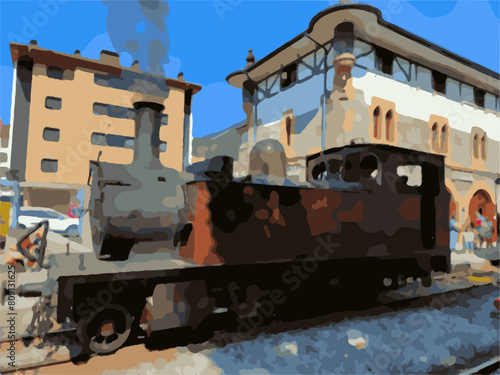 tren de vapor
