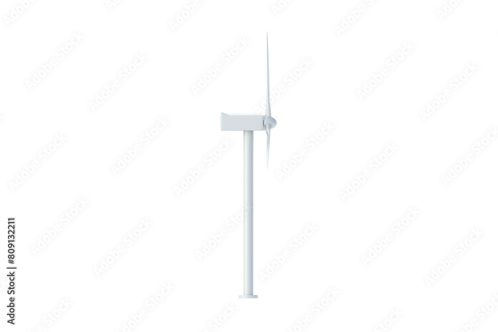 Wind generator isolated on white background. 3d render Wind generator isolated on white background. 3d render