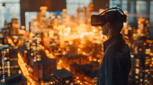 Visionary Urban Planner Leveraging VR to Envision Transformative City Development Project