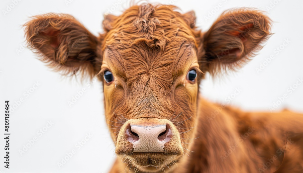 Close Up of a Brown Cow Looking at the Camera Close Up of a Brown Cow Looking at the Camera