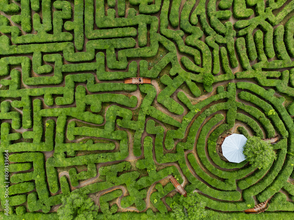 Aerial view about the Labyrinth of Csillagösvény of Ópusztaszer, Hungary Aerial view about the Labyrinth of Csillagösvény of Ópusztaszer, Hungary