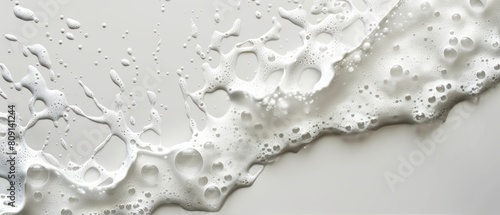White Wall With Water Drops