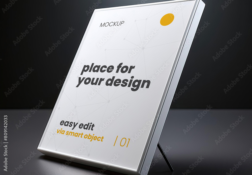 Vertical billboard poster Mockup 01 Generative Ai Stock Template ...