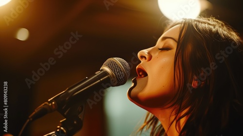 Captivating Vocal Performance: Studio Session