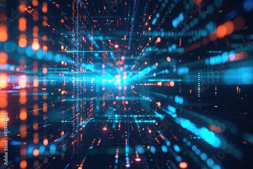 Wallpaper Mural Next-Generation Digital Data Network Torontodigital.ca