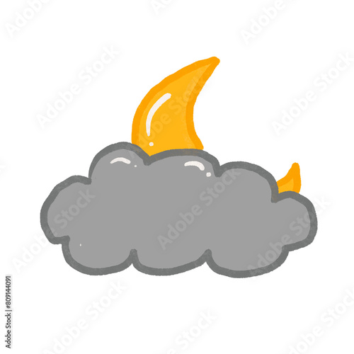 cloud and sun