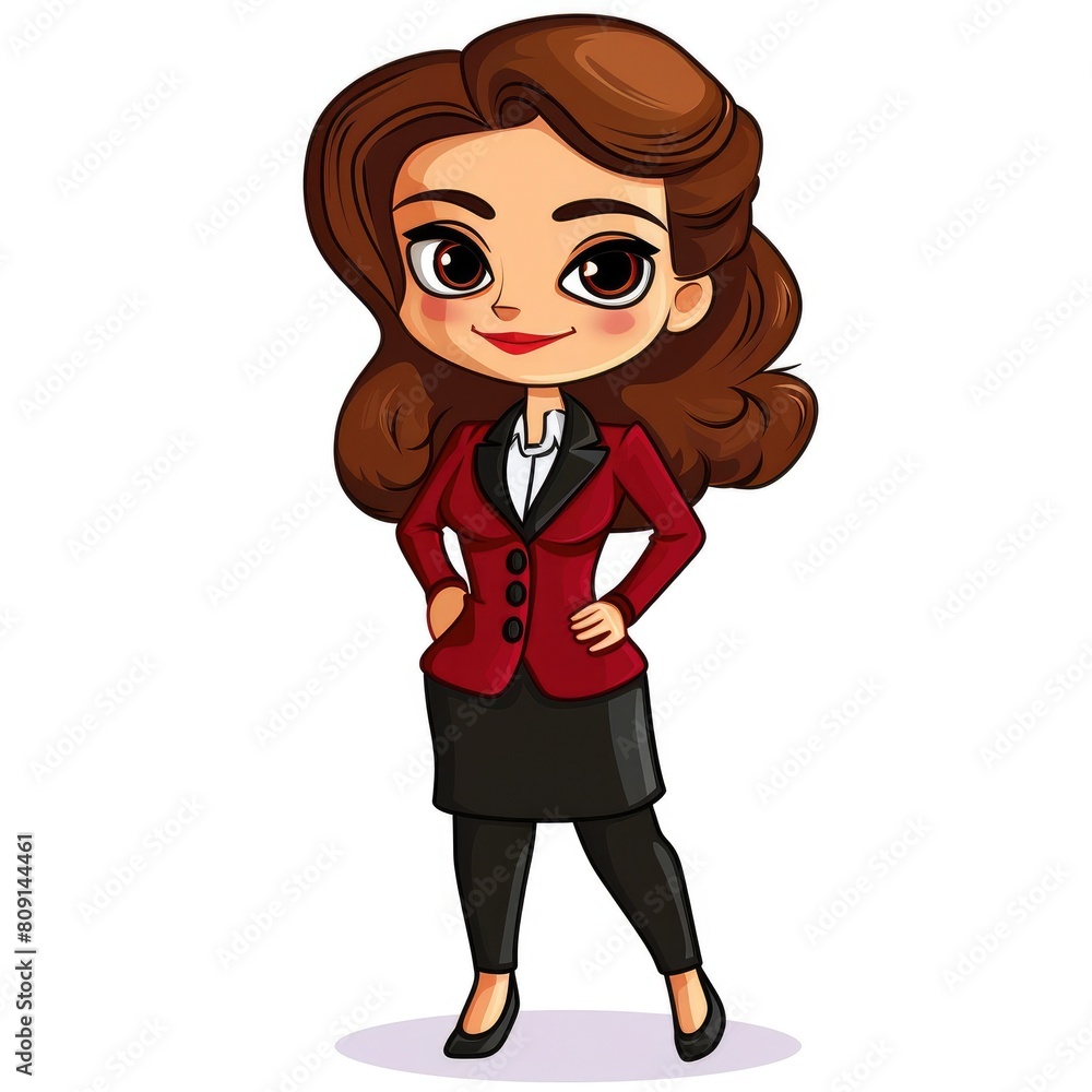 Playful Vector Businesswoman Design Playful Vector Businesswoman Design