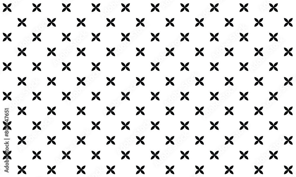 Fototapeta premium Black seamless pattern monochrome texture background