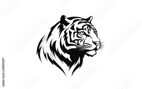 tiger head vector tattoo