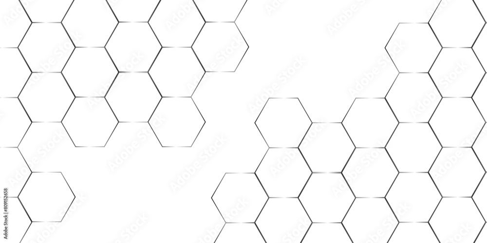 Abstract pattern with hexagonal white and gray technology line paper background. Hexagonal 3d vector grid tile and mosaic structure mess cell. white and gray hexagon honeycomb geometric copy space. Abstract pattern with hexagonal white and gray technology line paper background. Hexagonal 3d vector grid tile and mosaic structure mess cell. white and gray hexagon honeycomb geometric copy space.