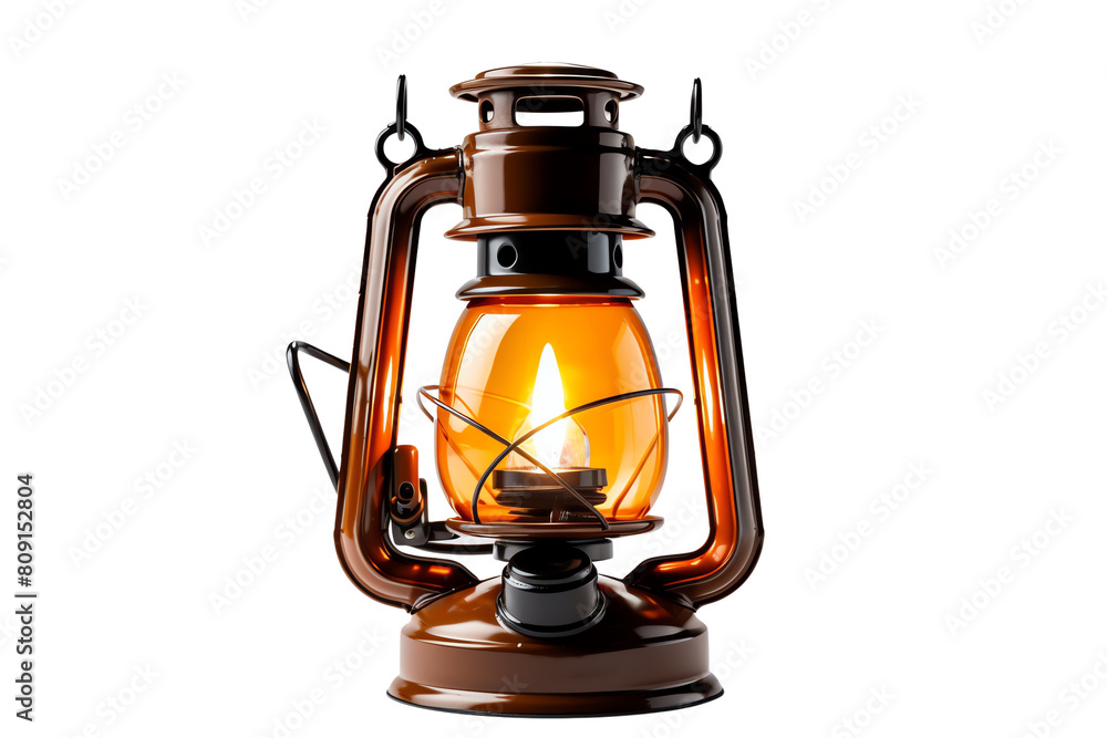 Isolated image of a camping lantern on a white background, ideal for outdoor gear promotions Isolated image of a camping lantern on a white background, ideal for outdoor gear promotions