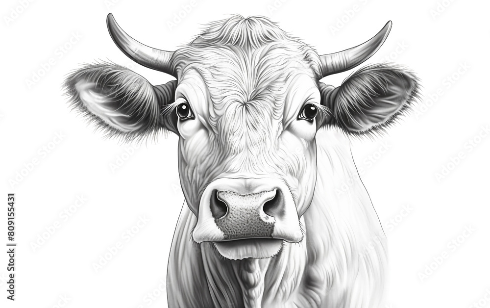 portrait of a cow portrait of a cow