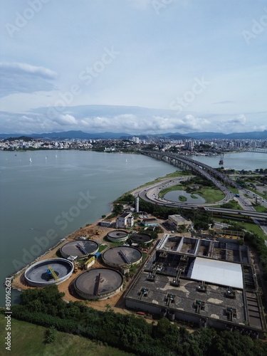 Estação de tratamento de água centro de Florianópolis