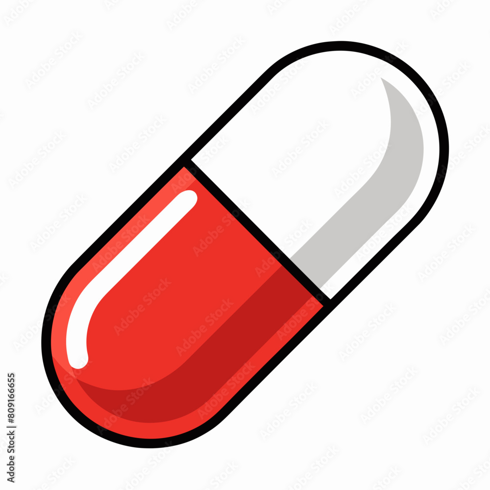 Medical pill vector illustration Medical pill vector illustration