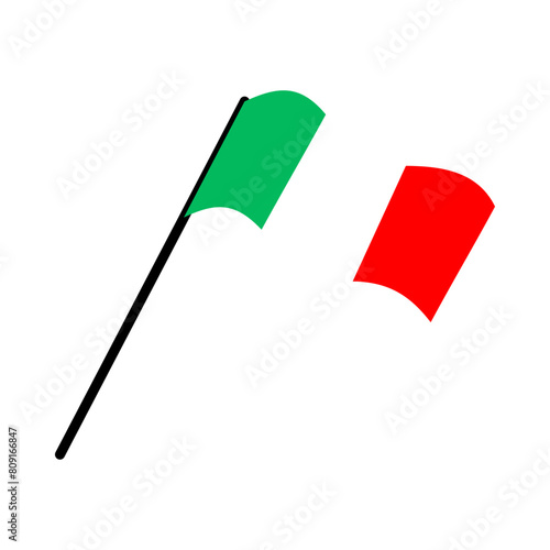 italy national flag designed for Europe football championship in 2024
