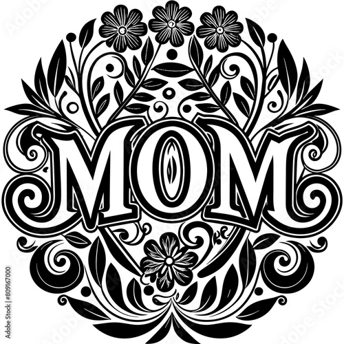 Mother's Day typography vector illustration