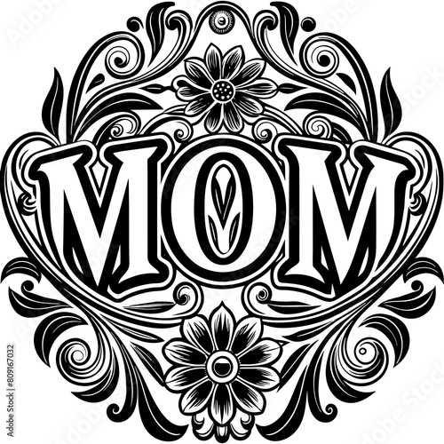 Mother's Day typography vector illustration
