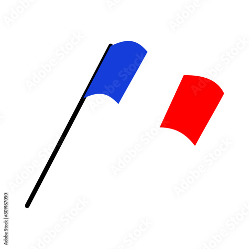 france national flag designed for Europe football championship in 2024
