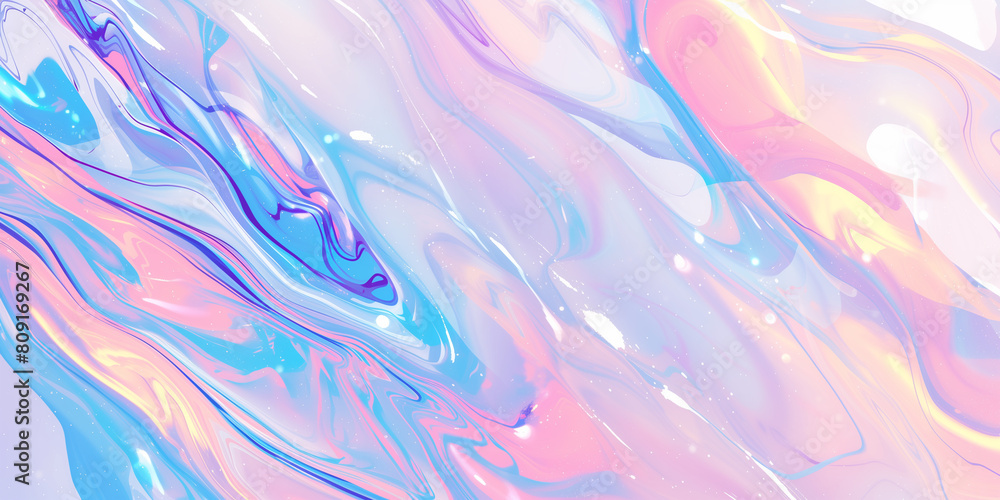 Naklejka premium Glitter pop background with colorful marble pattern