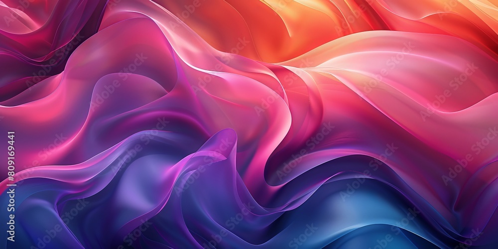 Obraz premium Abstract background with smooth shapes