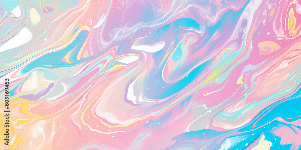 Glitter pop background with colorful marble pattern
