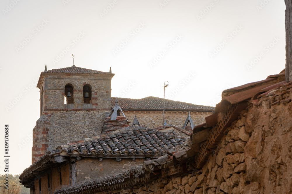 Romanesque church of Our Lady of the Castle, Calatanazor, Soria, Autonomous Community of Castile, Spain, Europe Romanesque church of Our Lady of the Castle, Calatanazor, Soria, Autonomous Community of Castile, Spain, Europe