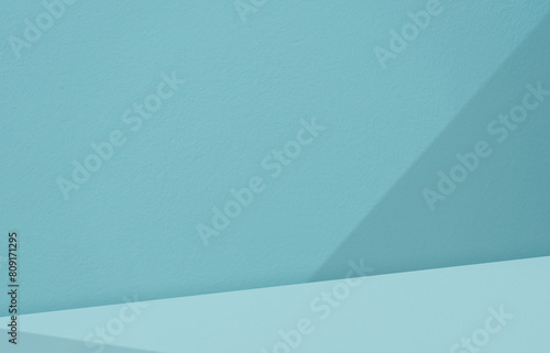 Blue backgroud,Studio Room Cement and Sand in Pastel Blue Paint Stucco Wall Texture,Empty Concrete stone grain surface with Cyan water paint,Sunmer,Winter Blank Backdrop for Text or Product Present photo