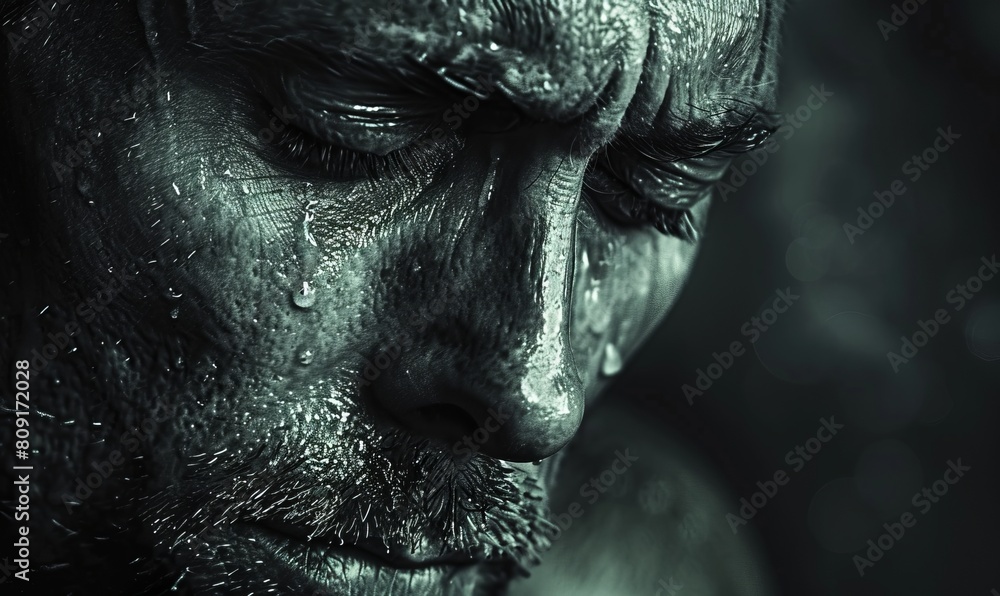 Obraz premium crying man