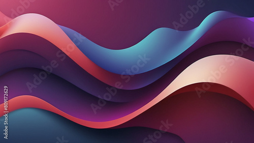 purple red blue colors banner poster cover abstract background design. gradient grain noise effect for social media  trendy Warm tone  and vintage style