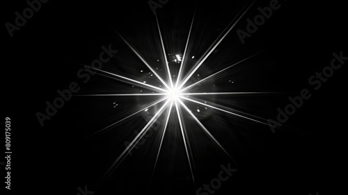 Wallpaper Mural photographic Sunflare, isolated on solid black background to overlay in photoshop Torontodigital.ca