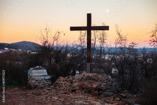 "Peace, peace, peace..." – the spot on Mount Podbrdo in Medjugorje where on the third day of the apparitions the Virgin Mary spoke about peace.
