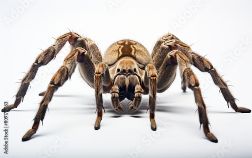 Chinese Wolf Spider Against Transparency
