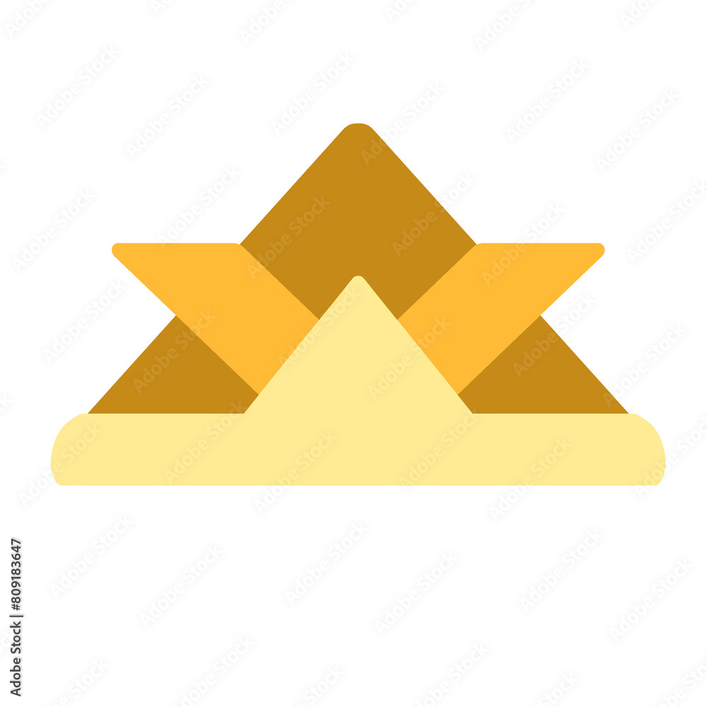 Yellow Origami Samurai Helmet Yellow Origami Samurai Helmet