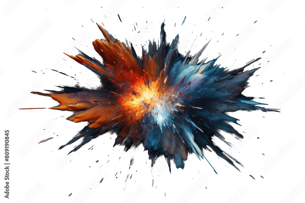 Color explosion effect png, transparent background Color explosion effect png, transparent background